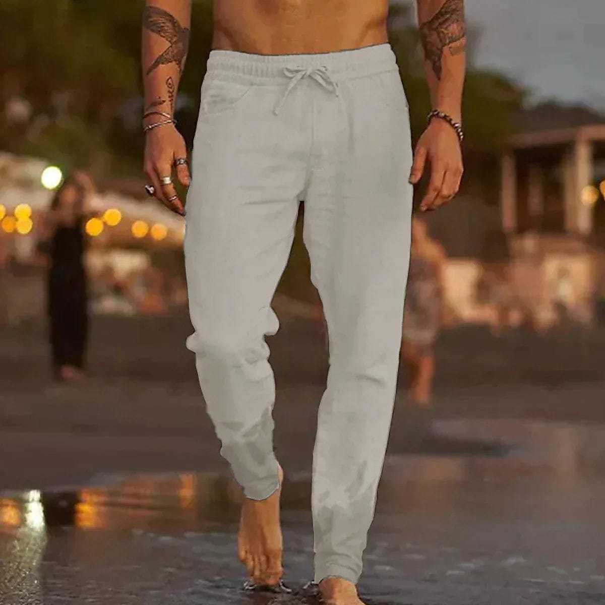 Casual linnen broek voor heren - Jaxx Stijlvol Nederland